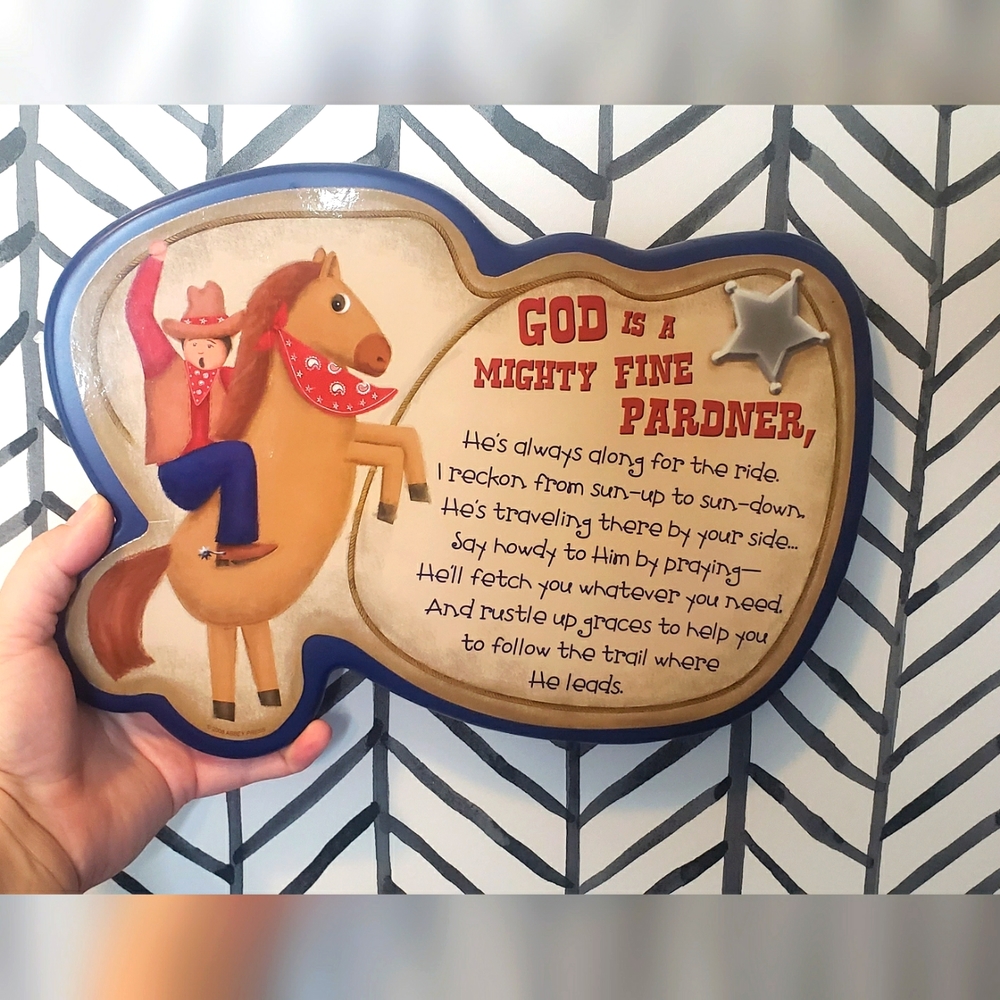Wooden sign for child's room